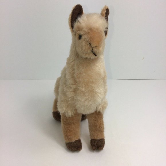Douglas Plush Golden Llama Jasper 1525 Stuffed Animal 2017 Tan Brown 8" Cuddle - Picture 3 of 12